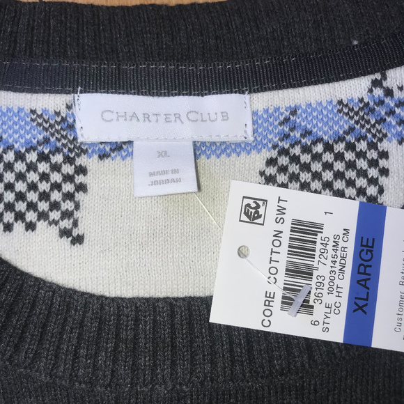 Gray Scottie Dog Sweater size XL - Picture 4 of 6